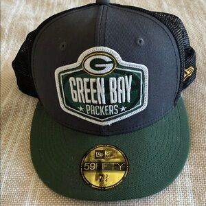 New Era Green and Gray Packers Cap